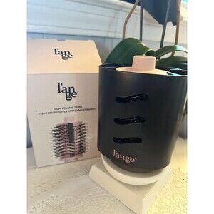 L'ange Black and Pink 2-in-1 Brush Dryer Attachment